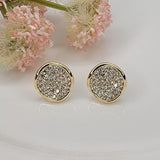 Cave In Round Post Earrings