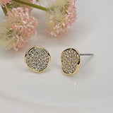 Cave In Round Post Earrings