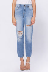 Zoey Basic Mom Jeans