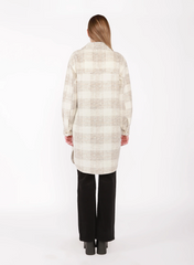 Longline Plaid Shacket