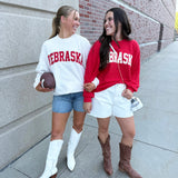 Nebraska Cloudy Knit Long Sleeve Top