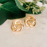 Linked Circles Post Earrings