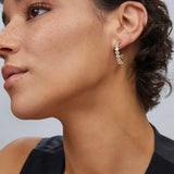 Cailin Crystal Hoop Earrings