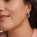 Cailin Crystal Hoop Earrings