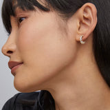 Cailin Crystal Huggie Earrings