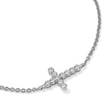 Cross Crystal Delicate Chain Bracelet