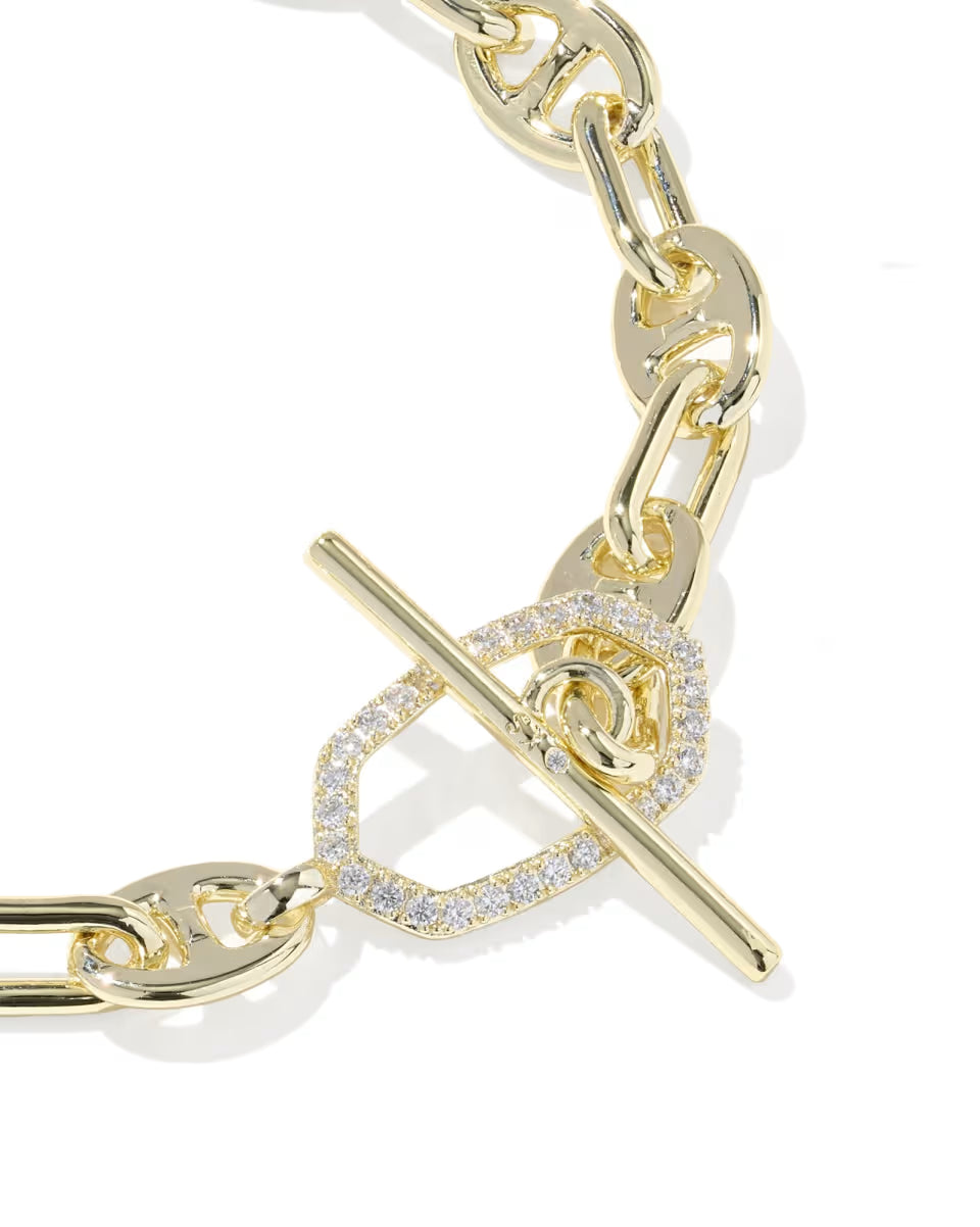 Elaine Toggle Link and Chain Bracelet