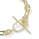 Elaine Toggle Link and Chain Bracelet