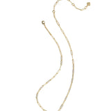 Elisa Enamel Frame Paperclip Necklace