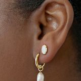 Willa Pearl Huggie Earring