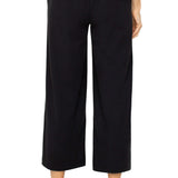 Pull On Wide Leg Crop Trouser