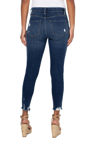 Gia Crop Skinny Fray Hem 27"