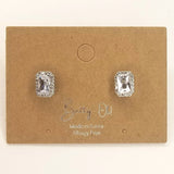 Rectangular Post Earring