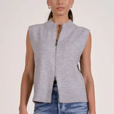 Full Zip Mock Collar Vest