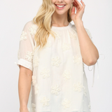 Short Puff Sleeve Top