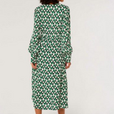 Teardrop Geo Long Sleeve Dress