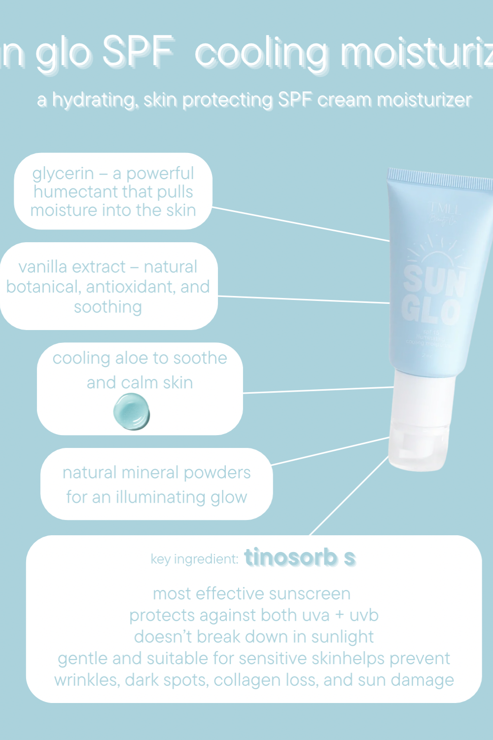 Sun Glo Moisturizers - The 308 Boutique