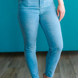 Abby High Rise Ankle Cut Hem 28"