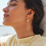 Willa Pearl Huggie Earrings