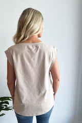 Muscle Tee With Side Slit