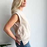 Muscle Tee With Side Slit