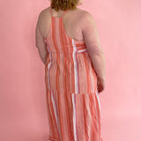 Racer Back Tiered Maxi Dress