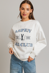 Aspen Graphic Oversized Sweatshirt