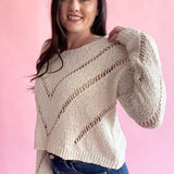Slit Knit Sweater