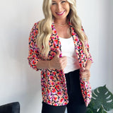 Printed Relaxed Dressy Jacket