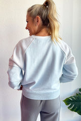Colorblock Fleece Crewneck Sweatshirt