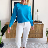 Dolman Boat Neck Light Sweater