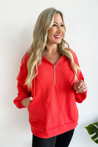 Half Zip French Terry Pullover