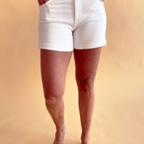 Jane High Rise Short Roll Up Raw Hem