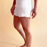 Jane High Rise Short Roll Up Raw Hem