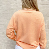 Rolled Boat Neck Light Sweater