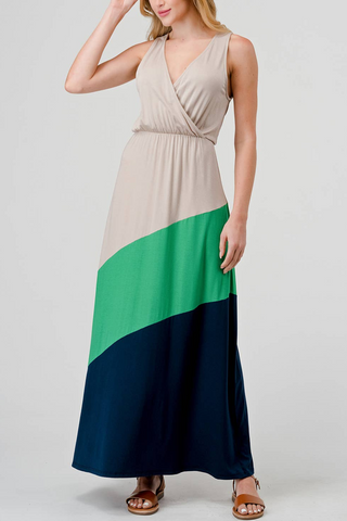 Modal Jersey Color Block Dress