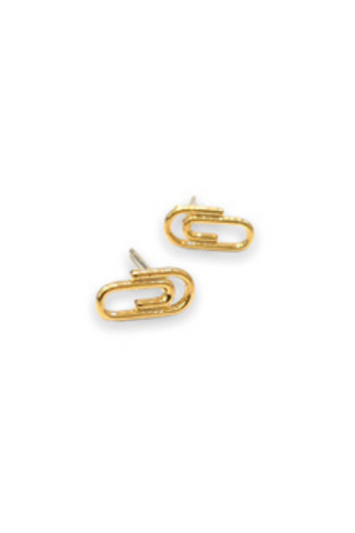 Lise Paper Clip Stud