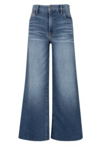 Meg HR Fab Ab Wide Leg Raw Hem