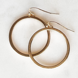 Basic Circle Dangle Earrings