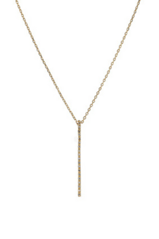 Linear Bar Short Necklace