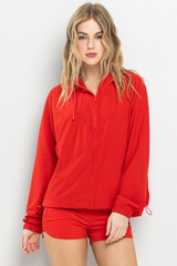 Wind Breaker Zip Up Hoodie