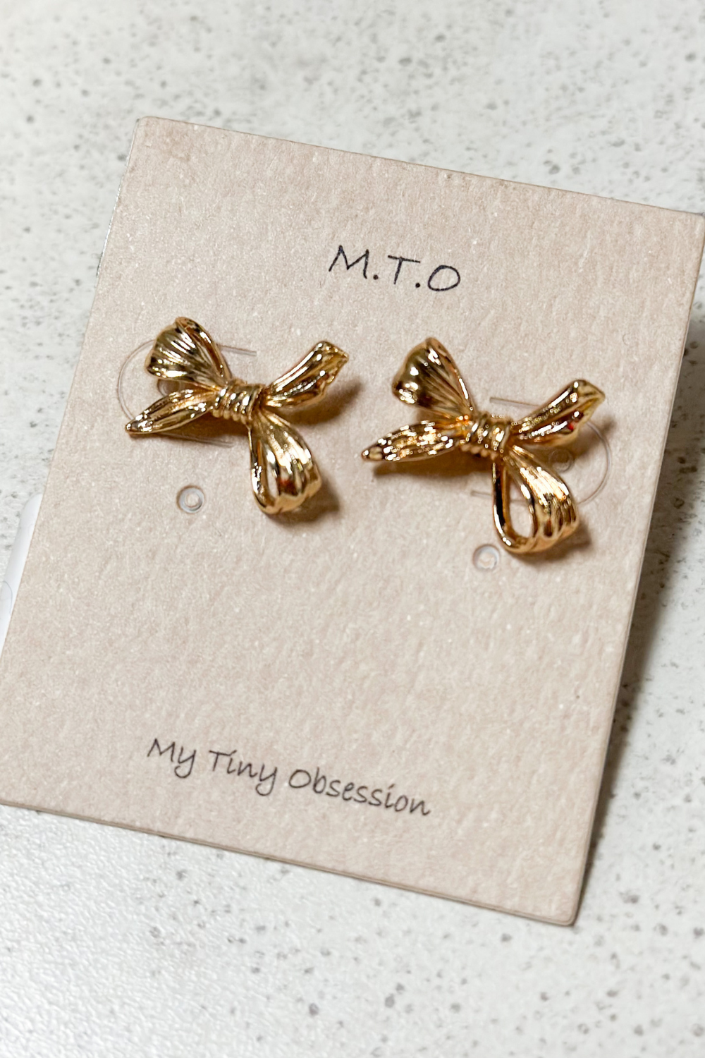 Bow Stud Earrings