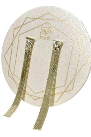 Old School Herringbone Earrings