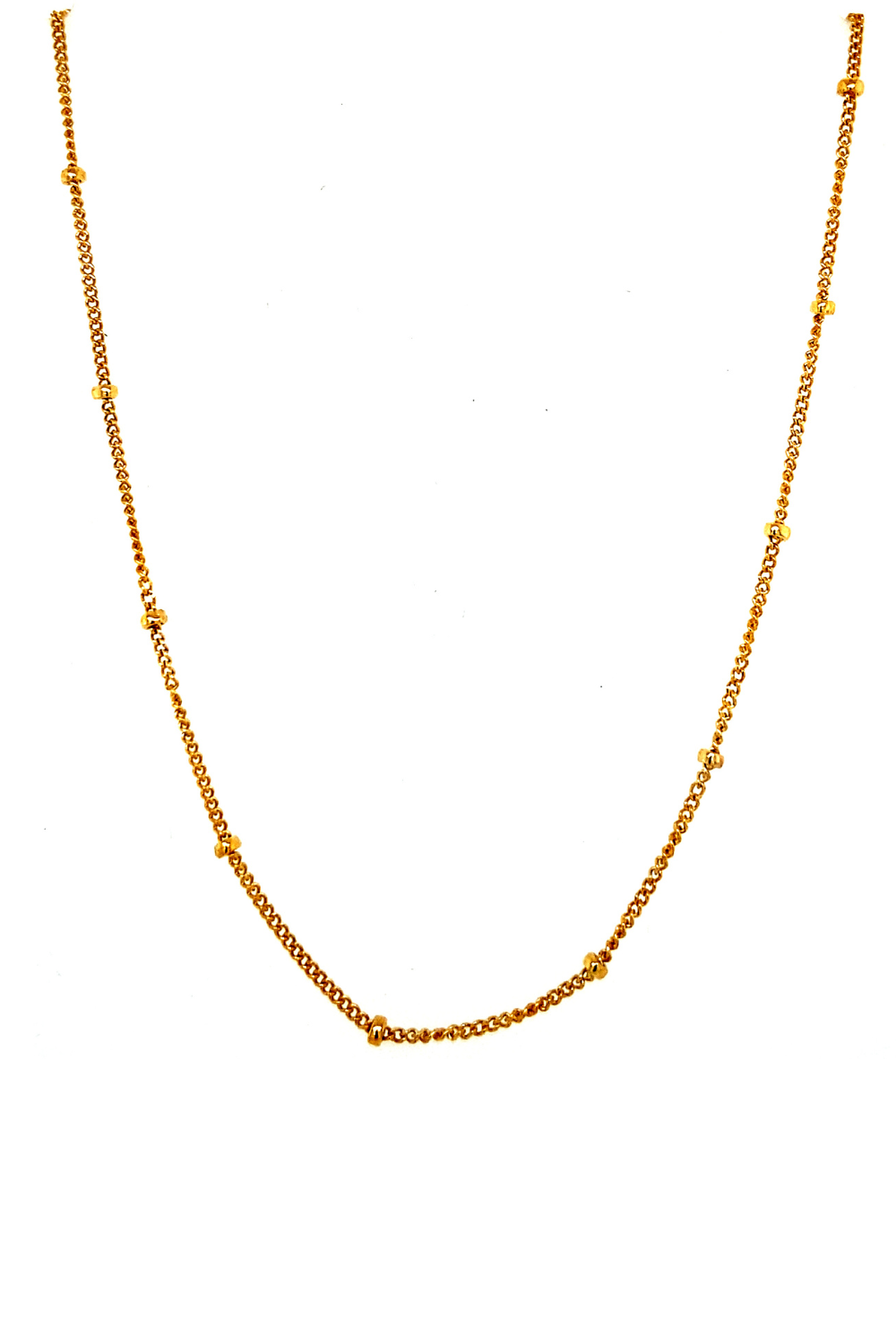 16" Beaded Chain Necklace