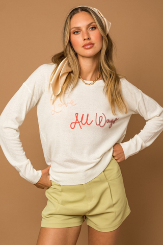 Love All Ways Long Sleeve Graphic