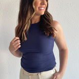 Round Neck Sleeveless Bodysuit