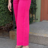 Crop Wide Leg w/ Patch Pockets 27" Ins