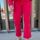 Hannah Cropped Flare w/ Slit Hem 25.5 Ins