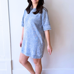Oversized Washed Terry Dress - The 308 Boutique