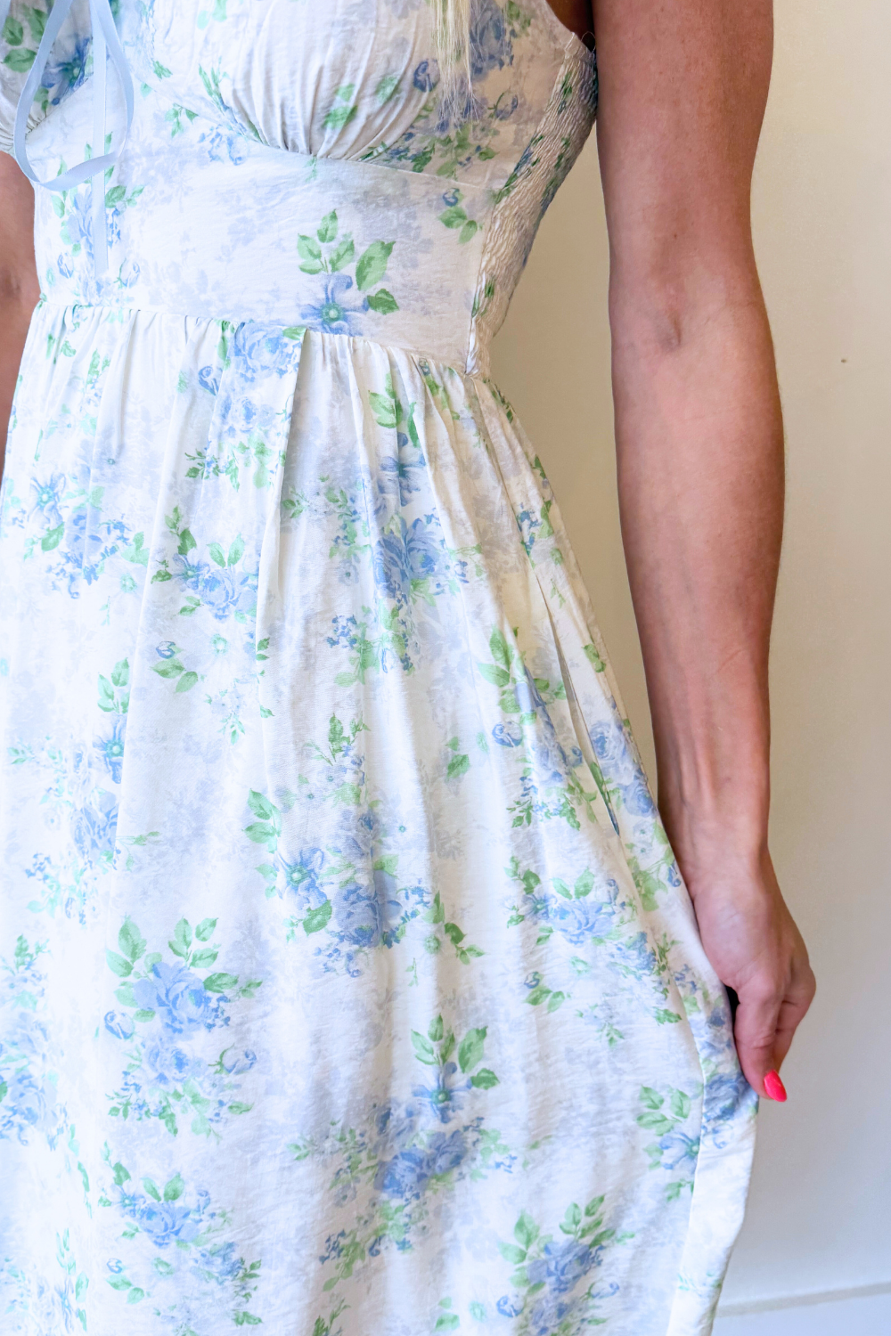 red stripe midi dress Pink & Red Stripe Midi Dress